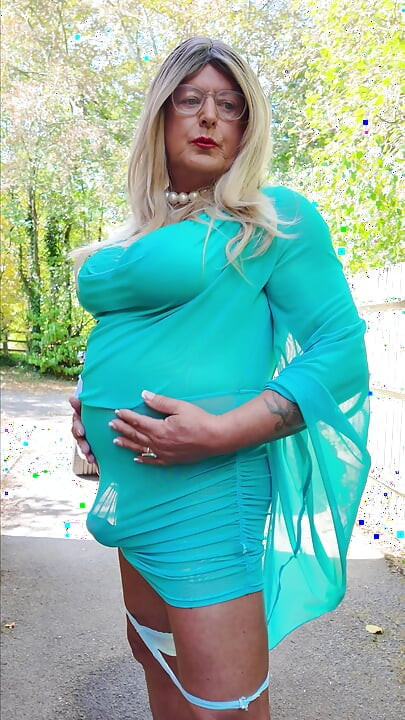 Sexy Crossdresser kellycd2022 in my sexy mesh see thru dress panties and heels