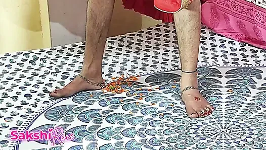 Village Damaad ne Saale ki Bahu ki Chut ki Puja, Sex video Xxx Porn