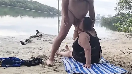 Almost caught fucking at the river - Exclusive on FapHouse