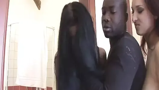 Black Dude Smashes All Fuck Holes of Two White Girls in Many Ways