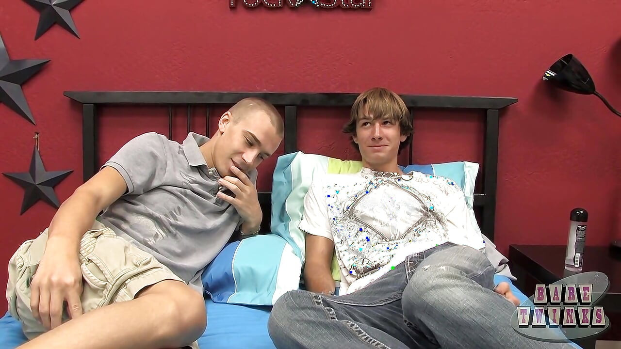 Twink's first porn shoot ends with creampie
