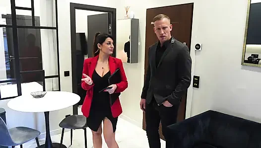 Real Estate Agent Bangs His Client