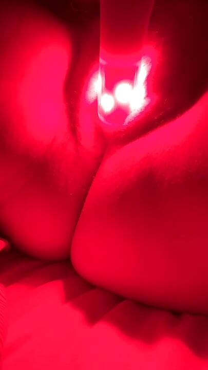 Red Light Dildo Play