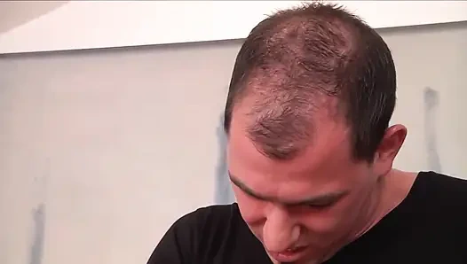 Sandy's Teeny Casting - Two Horny Blond Servants Pamper Horny Cock! Horny Blowjob, Horny Fuck!