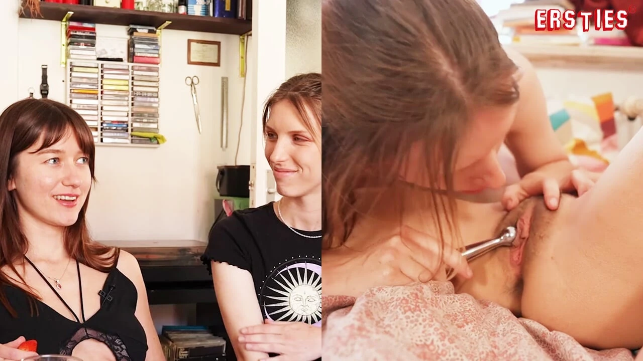 Ersties - Alina L e Runa si sentono profondamente con lussuria e giocattoli