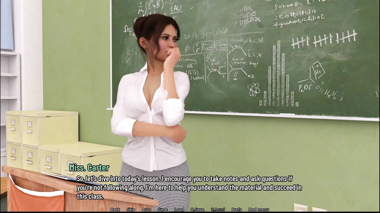 University Days 1 I cant believe Luna does not wear underwear to college