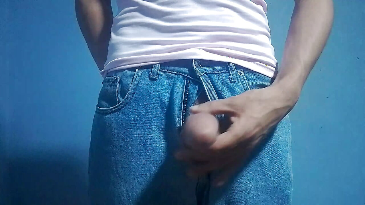 Shows his penis under his trousers