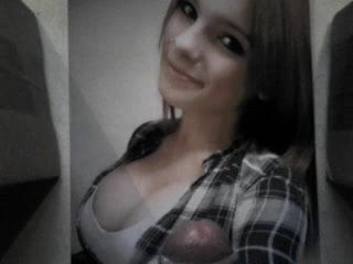 Cum tribute for a hottie