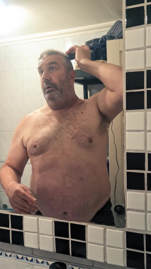 Before the Fight - Silver Stepdaddy Boxer POV