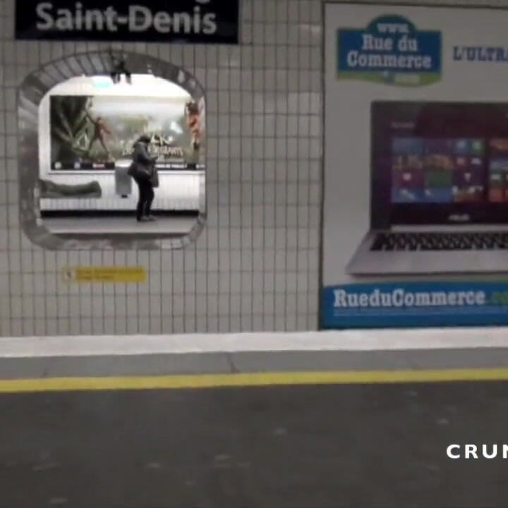 Sexo incrível no metrô em Paris