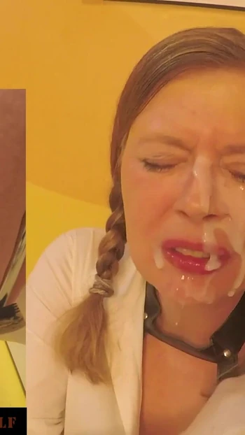 Iconic moment from "Huge load of cum in mouth and face of the Little Sunshine MILF"