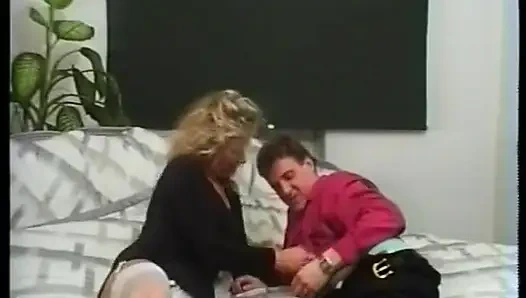 Blonde Lady From Germany Got Fucked While Wearing White Lingerie