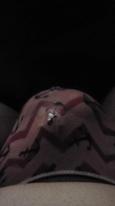 up close of me pissing some panties