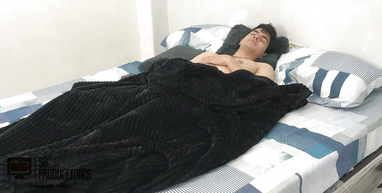While My Stepbrother Is Lying Down I Put Some Handcuffs on Him and I Have a Sexual Desire Part 1