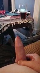 Wanking to porn