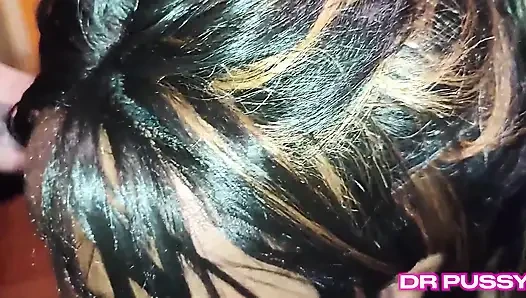 Ebony Arranges to Do Anal with Her Lover on Easter Day in Exchange of a Surprise Gift and Even Let Him Eat Her Pussy Without a S