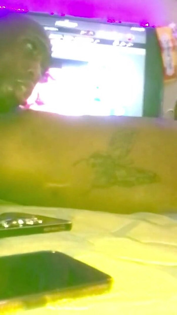Epic moment from "Very hot BBC TS Tugs A Huge Load for her black thug."