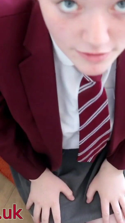 Unforgettable moment from "Stepmum Teaches Schoolgirl To Suck Cock"