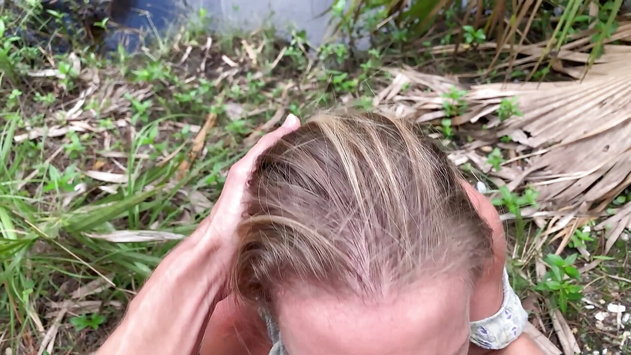 My first time in public sucking dick swallowing cum