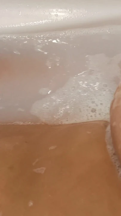 Must-see moment from "I invited my neighbor to come into my bathroom and look at my body. He watches me and jerks off his"