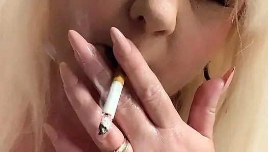 Beautiful Smoking Stepmomma