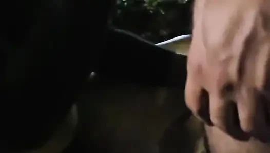 Saya menemukan seorang pria di alun-alun umum, meniduri saya di depan cuckold