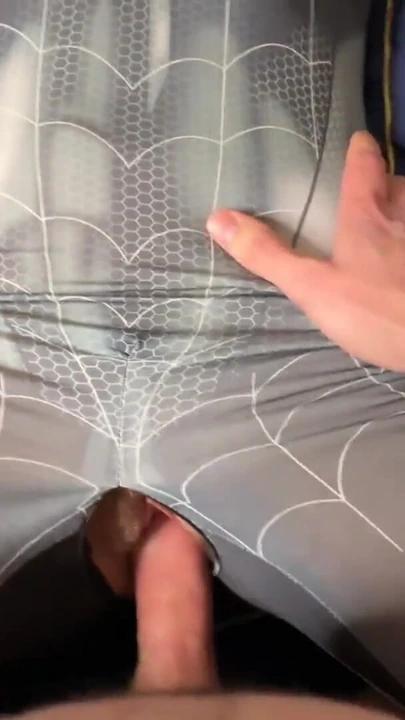 Muss man gesehen haben von "Sperma in Spinnenfrau, cosplay creampie"