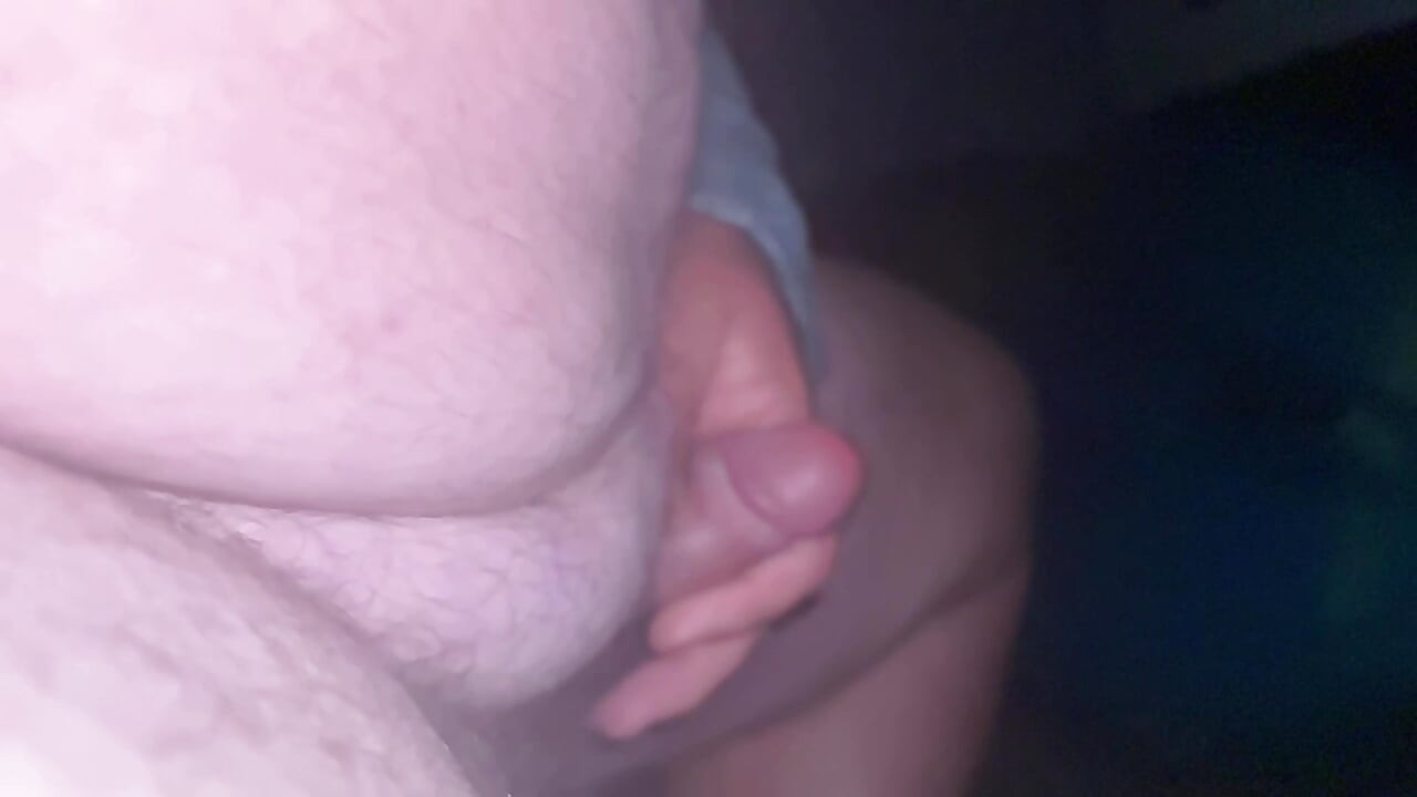 Outdoor Nighttime Porch Cumshots