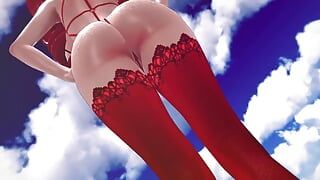Mmd r-18 anime mädchen sexy tanzclip 158