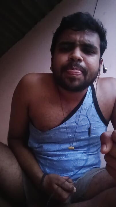 Watching hot Jerking hard FEELING HORN