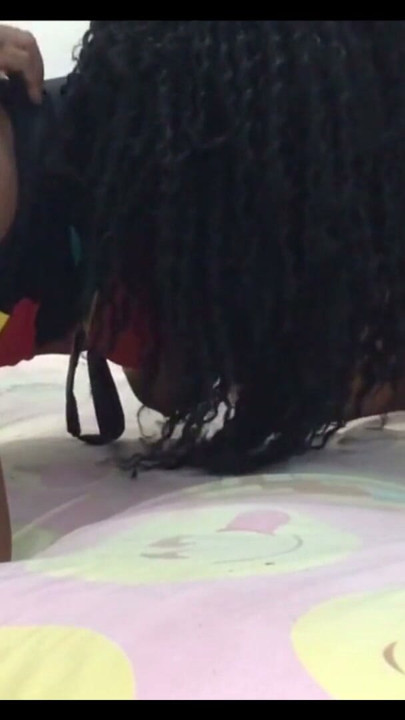 Mastered Real Amatuer Brazilian Ebony Couple and Black Bull Ft. Meggy Delicia GP | Clip 1