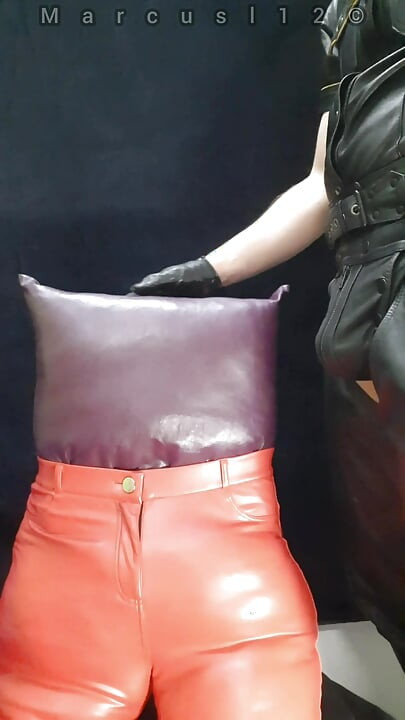 Red Leather Ass Getting Boyfriends Smegma Pt1