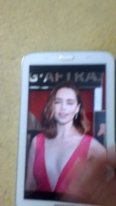 My second Emilia Clarke cumtribute