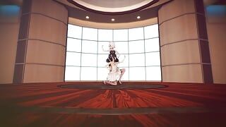 MMD R-18 Аниме-девушки сексуально танцуют (клип 48)