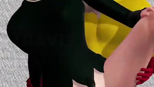 One Punch-man Fubuki and Saitama // Parody