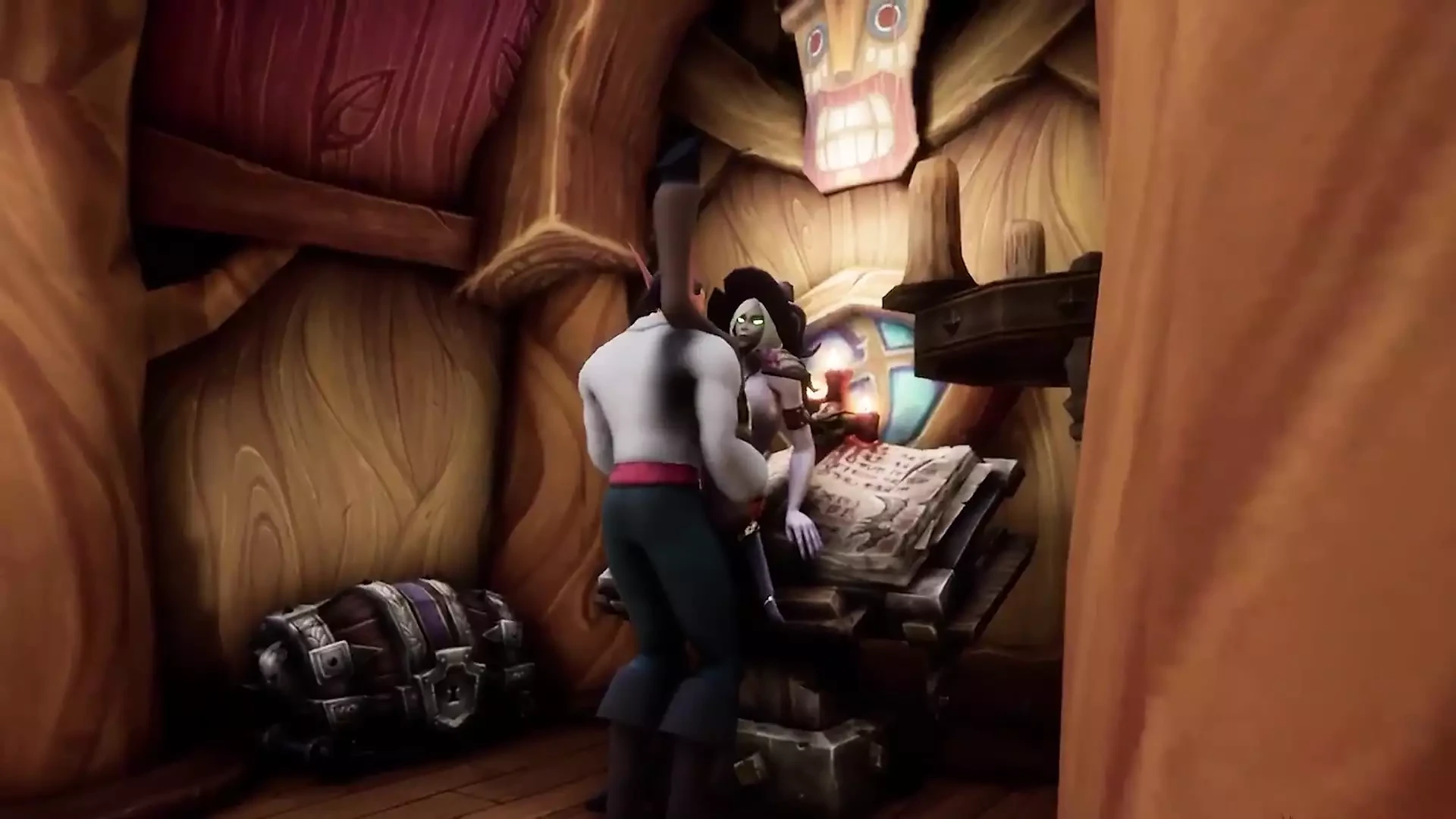 Jebem draenei vešticu otpozadi - warcraft porno parodija kratki klip