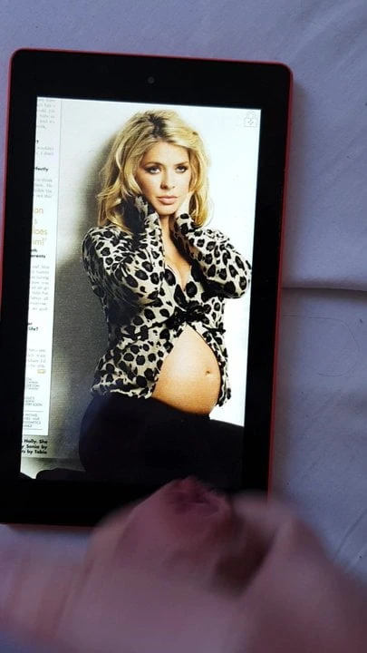 Holly Willoughby Pregnant Cum Tribute- 1