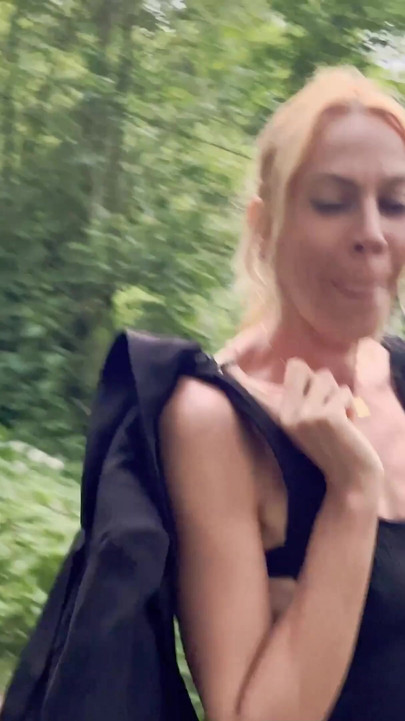 Blonde Slut! a Quickie Just off the Road!