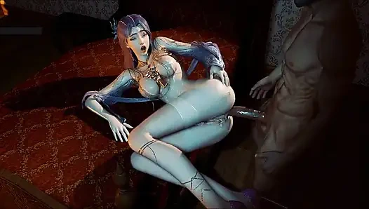 Animierte göttin, ewige königin des verlangens - 3D-animation, hentai