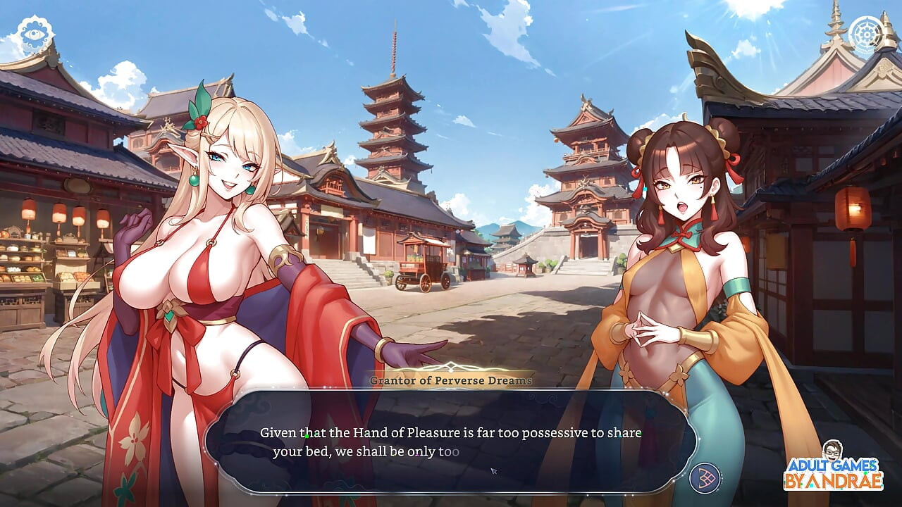 Harem fantezisi - sapık ninja kaydırma oyunu bölüm 1 - Kagura köyüne giriyor