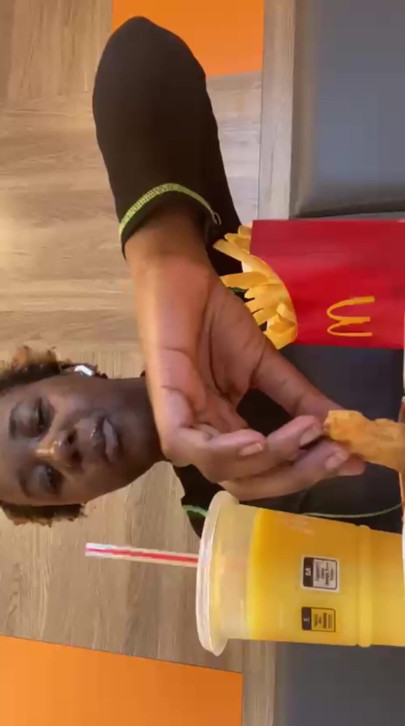 Public McDonald's Mukbang | Clip 1