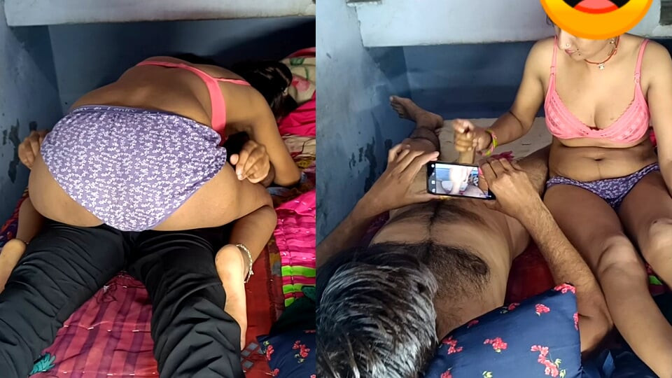 Indian boy found his maid Monika's ass cleavage naked that made him crazy she Blowing him and jumping on his dick