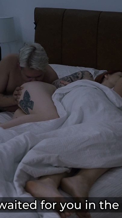 Step Mom and Step Sister Share Bed with Step Son in Wild Hotel Fuck | Clip 2