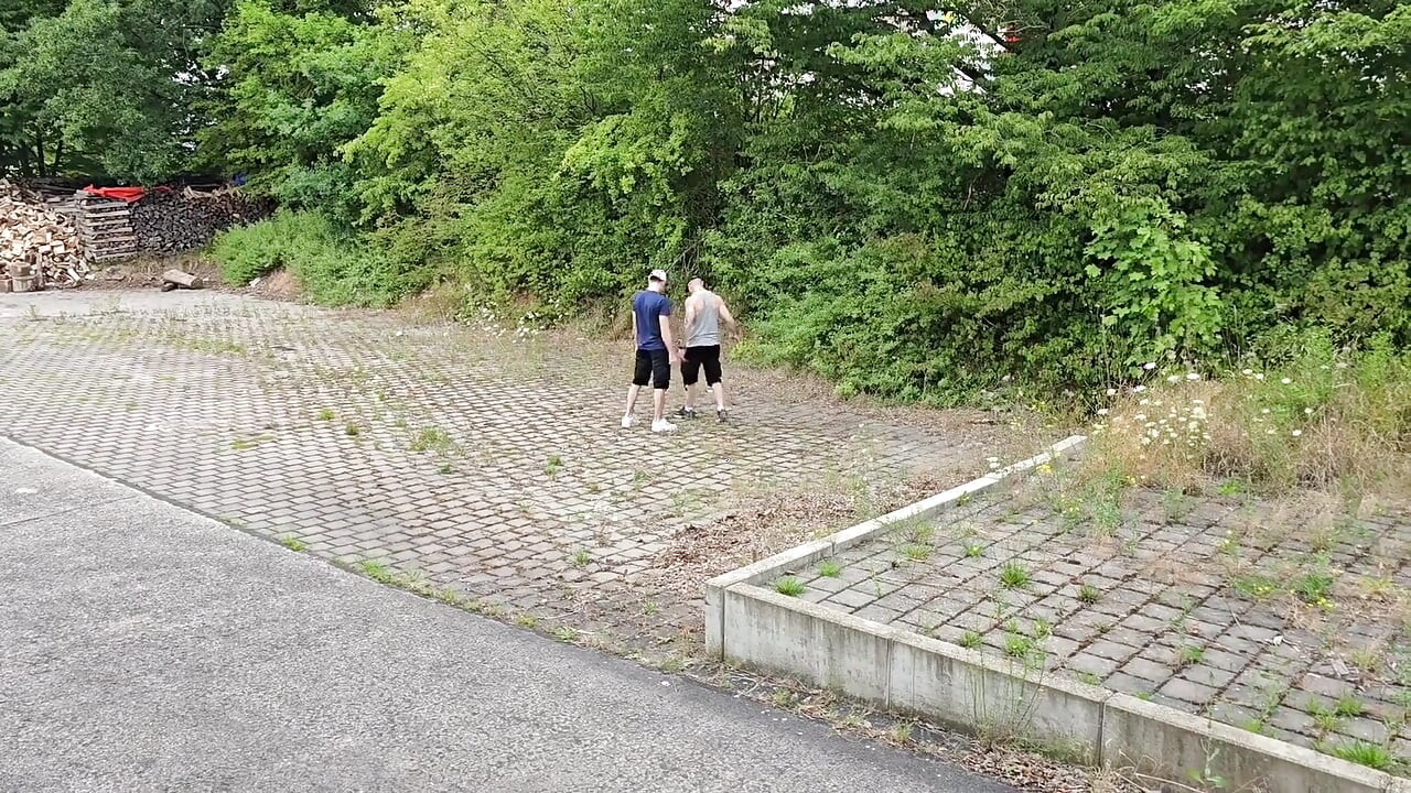 Found a Perfect Public Spot and Fucked My Gay Boy Bareback Like He Deserves