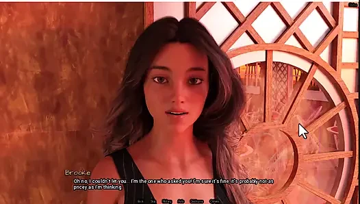 Radiant 6, garson bana göğüslerini gösteriyor
