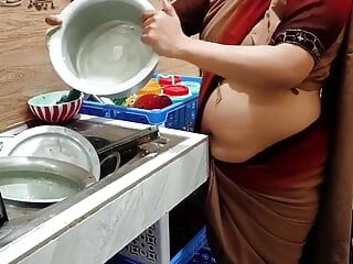 New Bhabhi Fucked in the Kitchen.clear Audio.