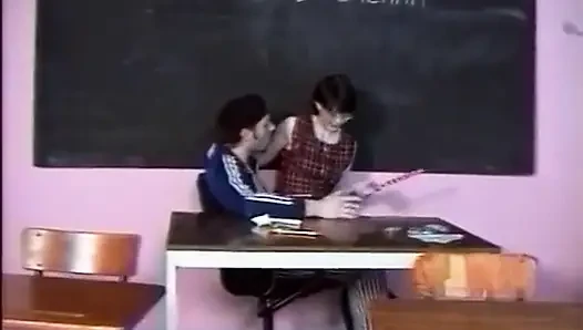Sexy teen with hairy cunt gets anally drilled in a threesome