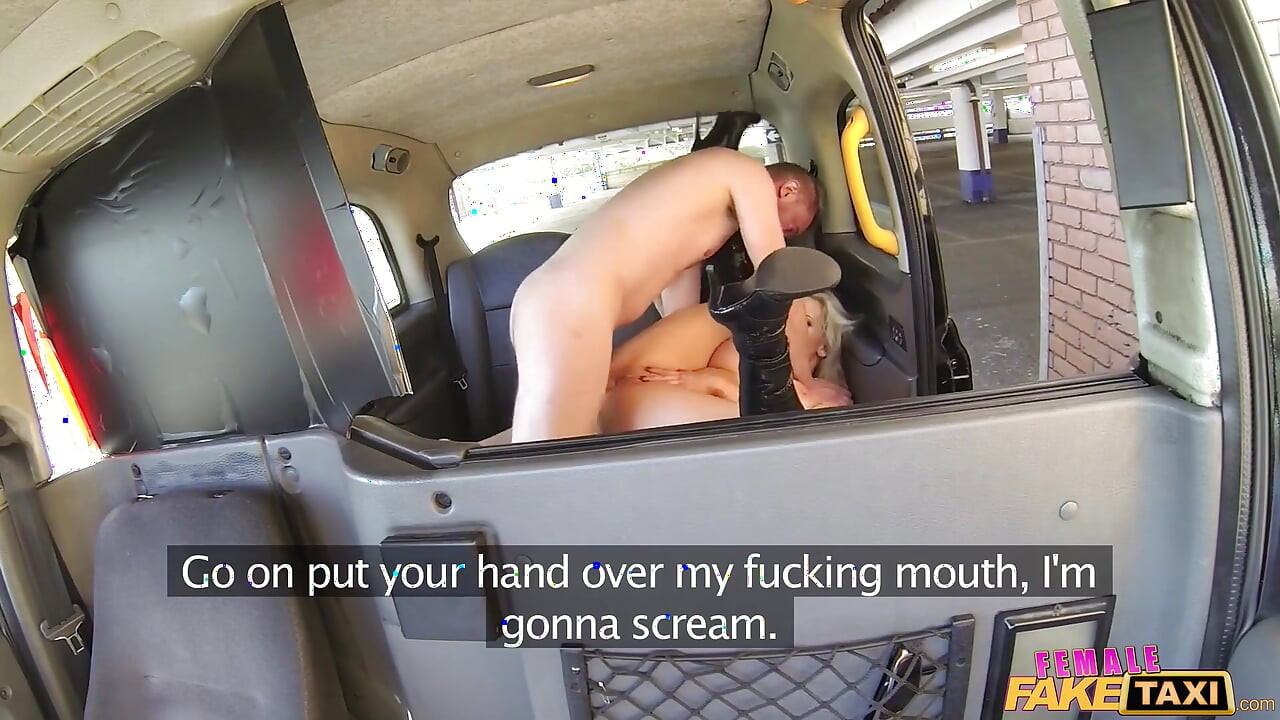 Female Fake Taxi - Brazen Taxi Ride Escalates When Passenger Exposes Himself Then Gets Spanked & Titty Fucked