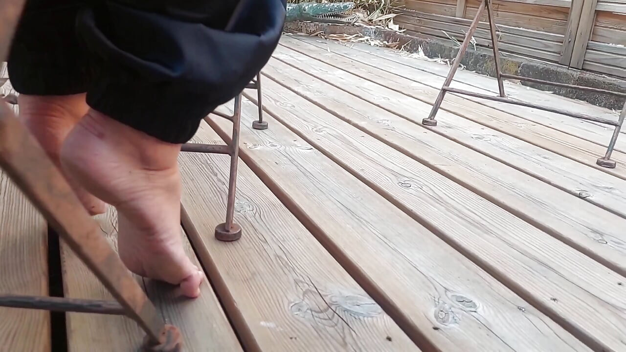 Mature Blonde Wife Enjoys Foot Fetish