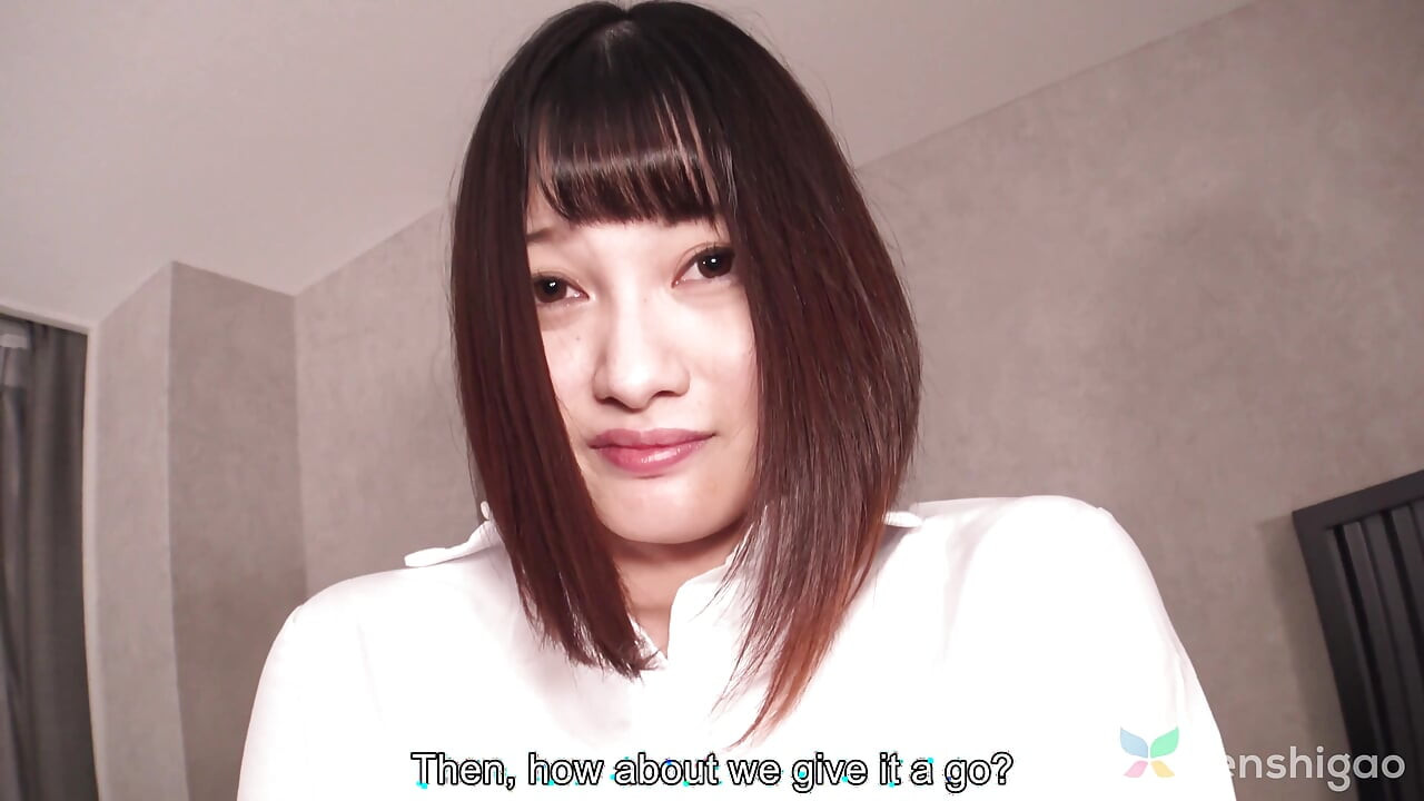 Nana Okamoto Plays with Us in Her Office Girl Uniform and Black Stockings